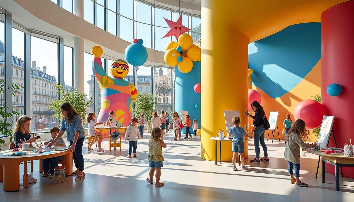 explorez le centre pompidou, un lieu unique où les enfants, adolescents et familles peuvent découvrir les arts à travers des activités ludiques et éducatives. plongez dans un univers créatif qui stimule l'imagination et favorise l'apprentissage artistique pour tous les âges.