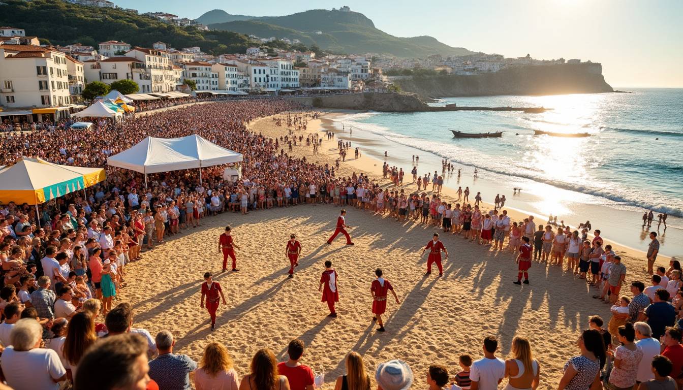 découvrez les jeux du fissó à collioure : des festivités traditionnelles et conviviales sur la plage du port d'aval, mêlant animations, défis sportifs et ambiance chaleureuse en plein cœur de l'été méditerranéen.