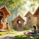 découvrez nos cabanes, un espace ludique conçu pour que chaque enfant puisse explorer et s'épanouir à son propre rythme, en toute liberté et sécurité.