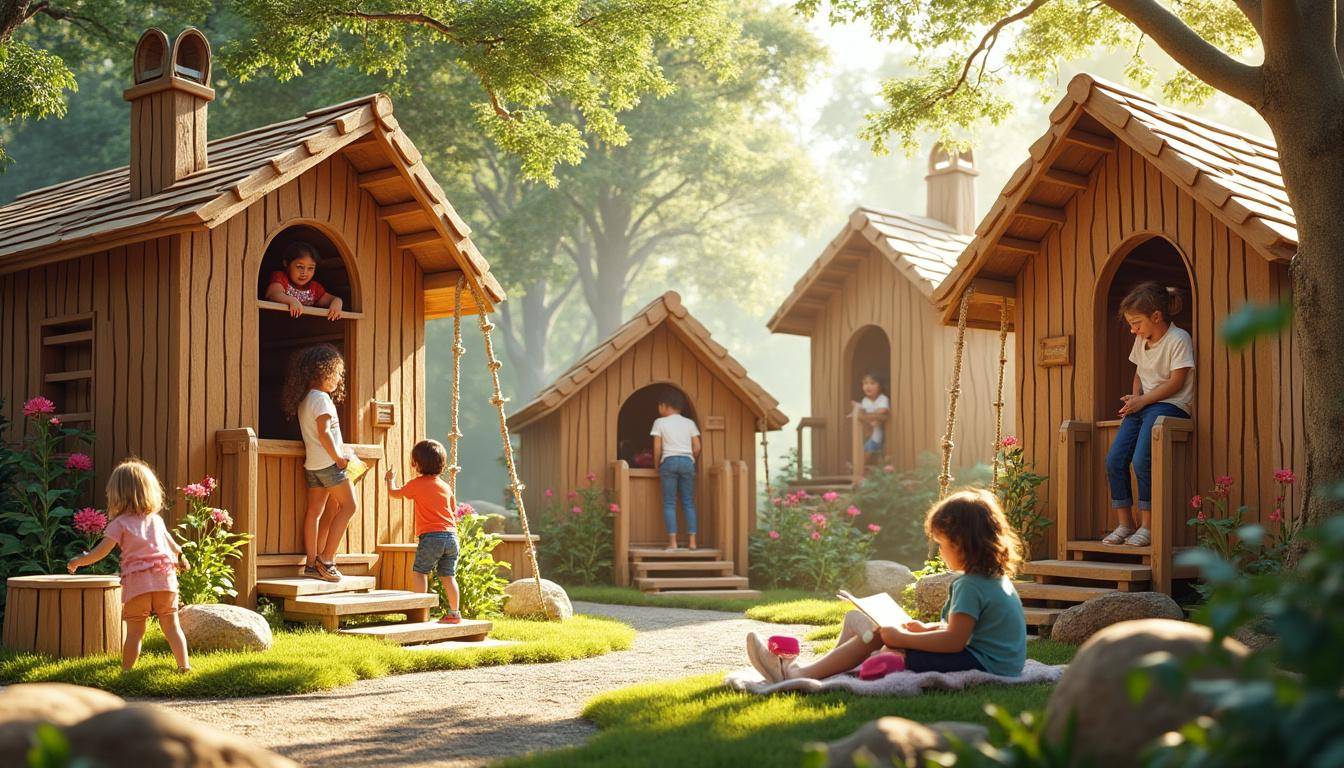 découvrez nos cabanes, un espace ludique conçu pour que chaque enfant puisse explorer et s'épanouir à son propre rythme, en toute liberté et sécurité.