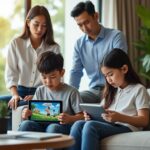 les parents à singapour cherchent des conseils pour équilibrer l'utilisation des écrans par leurs enfants, conciliant apprentissage éducatif et divertissement.