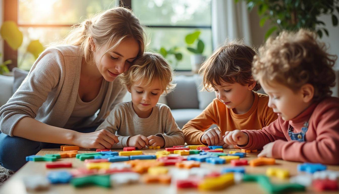découvrez une sélection de jeux de société ludiques qui encouragent le développement harmonieux de vos enfants tout en s'amusant.