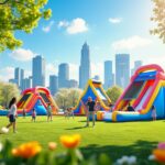 découvrez cet été en seine-saint-denis le plus grand parc gonflable au monde, une expérience unique pour petits et grands pleine de fun et d'aventure.