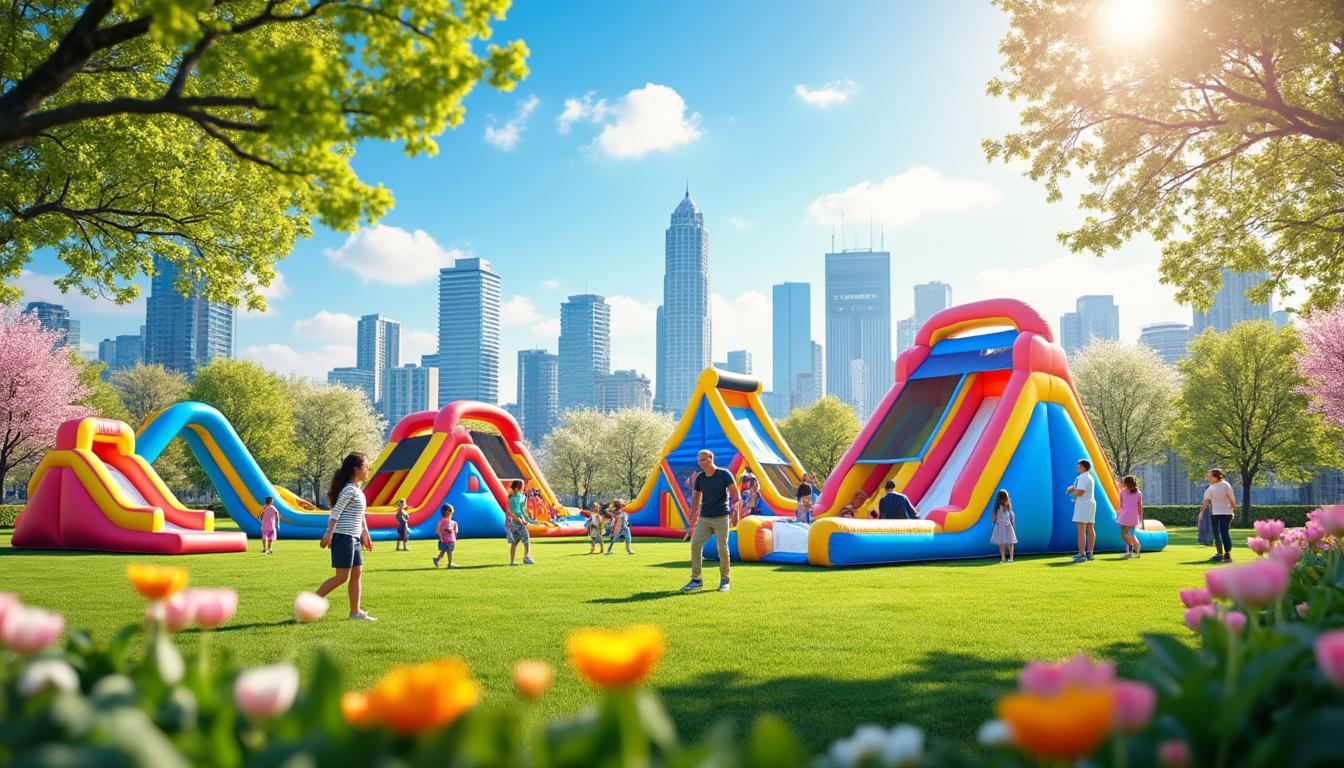 découvrez cet été en seine-saint-denis le plus grand parc gonflable au monde, une expérience unique pour petits et grands pleine de fun et d'aventure.
