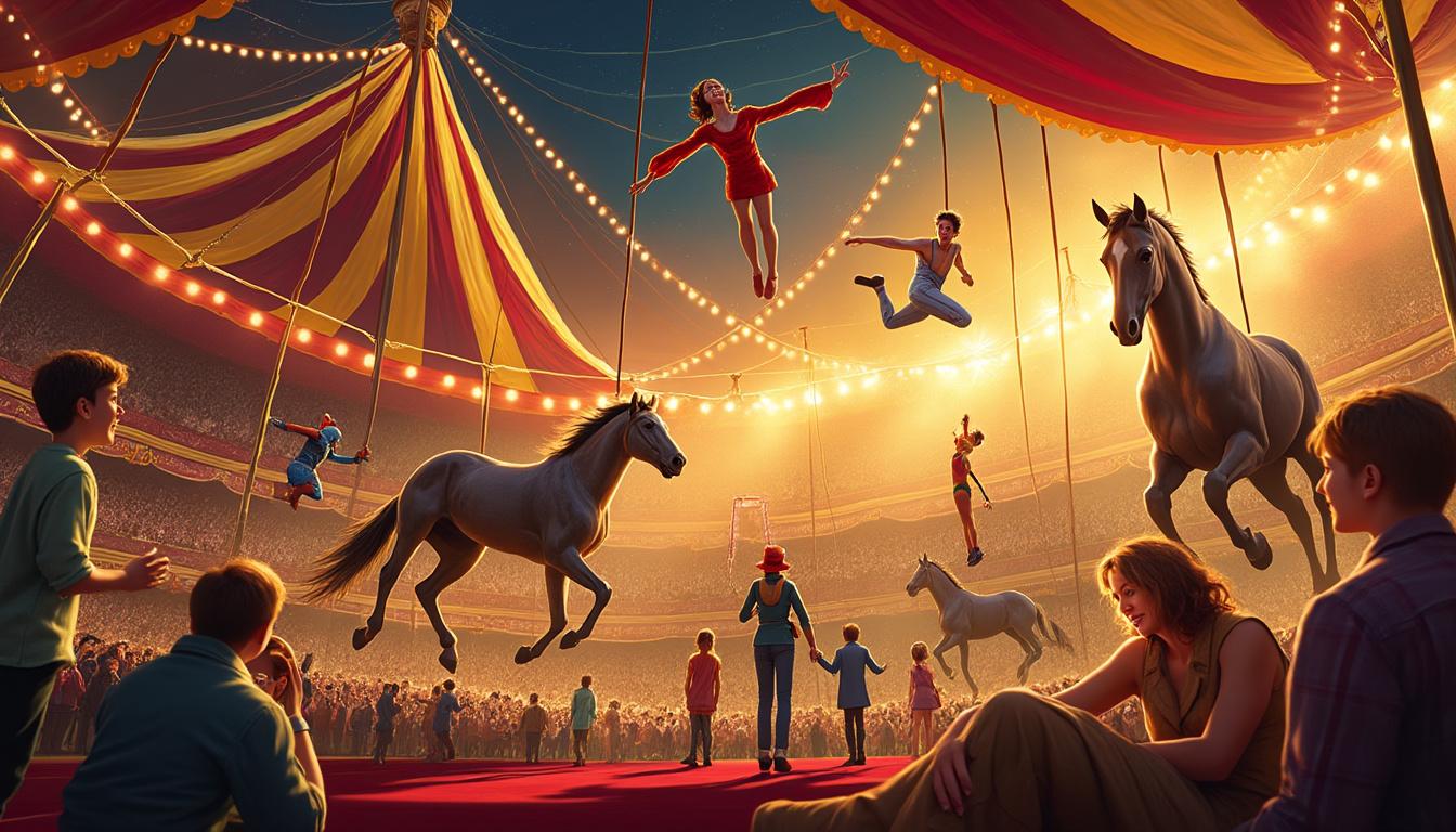 découvrez l'enchantement éternel du cirque pinder, où petits et grands laissent libre cours à leur imagination et tissent des souvenirs inoubliables à chaque représentation.