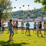 plus de 80 jeunes de montfarville et saint-vaast-la-hougue s'initient aux arts du jonglage avec enthousiasme et passion, découvrant une activité ludique et créative.